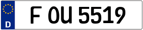 Truck License Plate